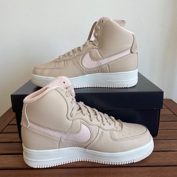 Nike Air Force 1 High Sculpt Linen Sanddrift US Women 9/UK6.5/EU40.5(DC3590-103) - Picture 2 of 12